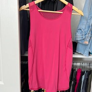 Pink Lululemon Tie back tank